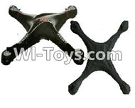 LH-X10 X10C X10WF Parts-04 Upper and Bottom shell cover,Canopy-Black For Lead Honor LH-X10 LH-X10C LH-X10WF Quadcopter parts rc drone parts